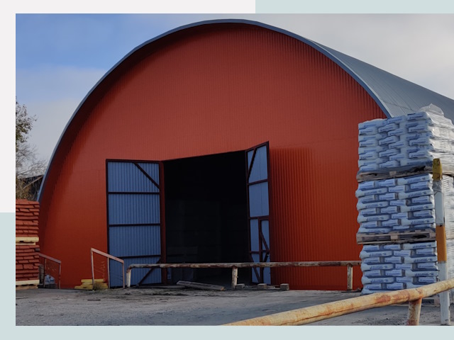 Полукруглые ангары по цене от 610 руб. в Киров