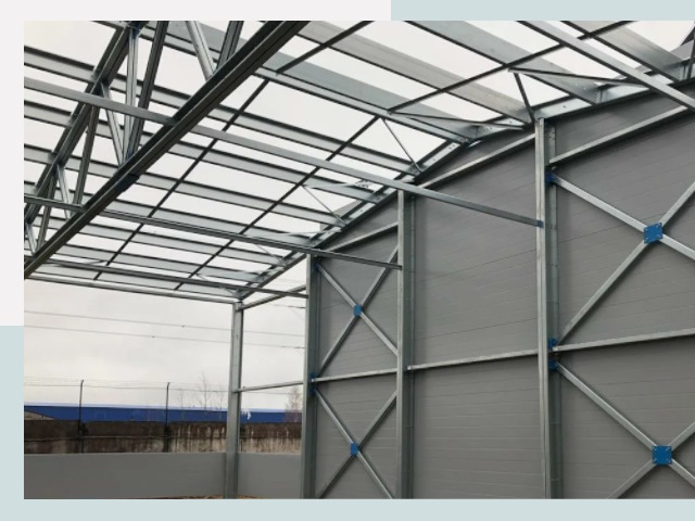 Каркасные ангары от СтальСтрой-Кро по цене от 610 руб.