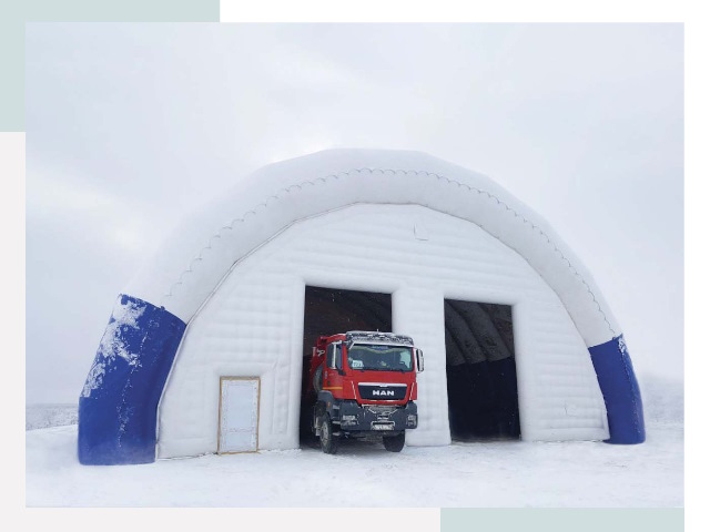 Мобильные ангары в Кирове