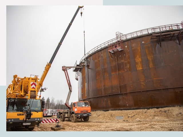 Монтаж резервуаров в Кирове от 610 руб. за м³