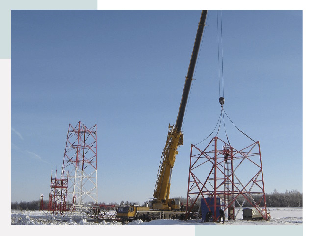 Монтаж вышек связи в Кирове