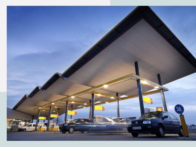 Навесы для АЗС в Киров от 610 руб. - Защита и комфорт