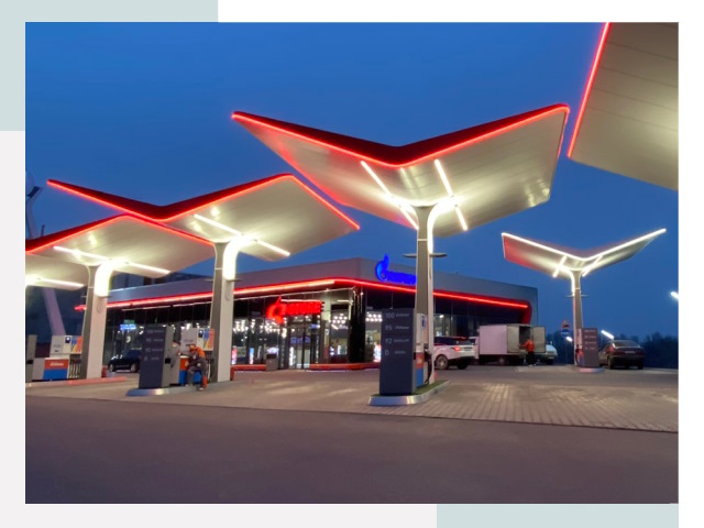 Навесы для АЗС в Кирове