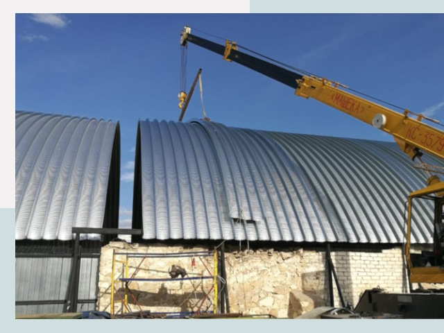 Реконструкция ангаров в Кирове от 610 руб.